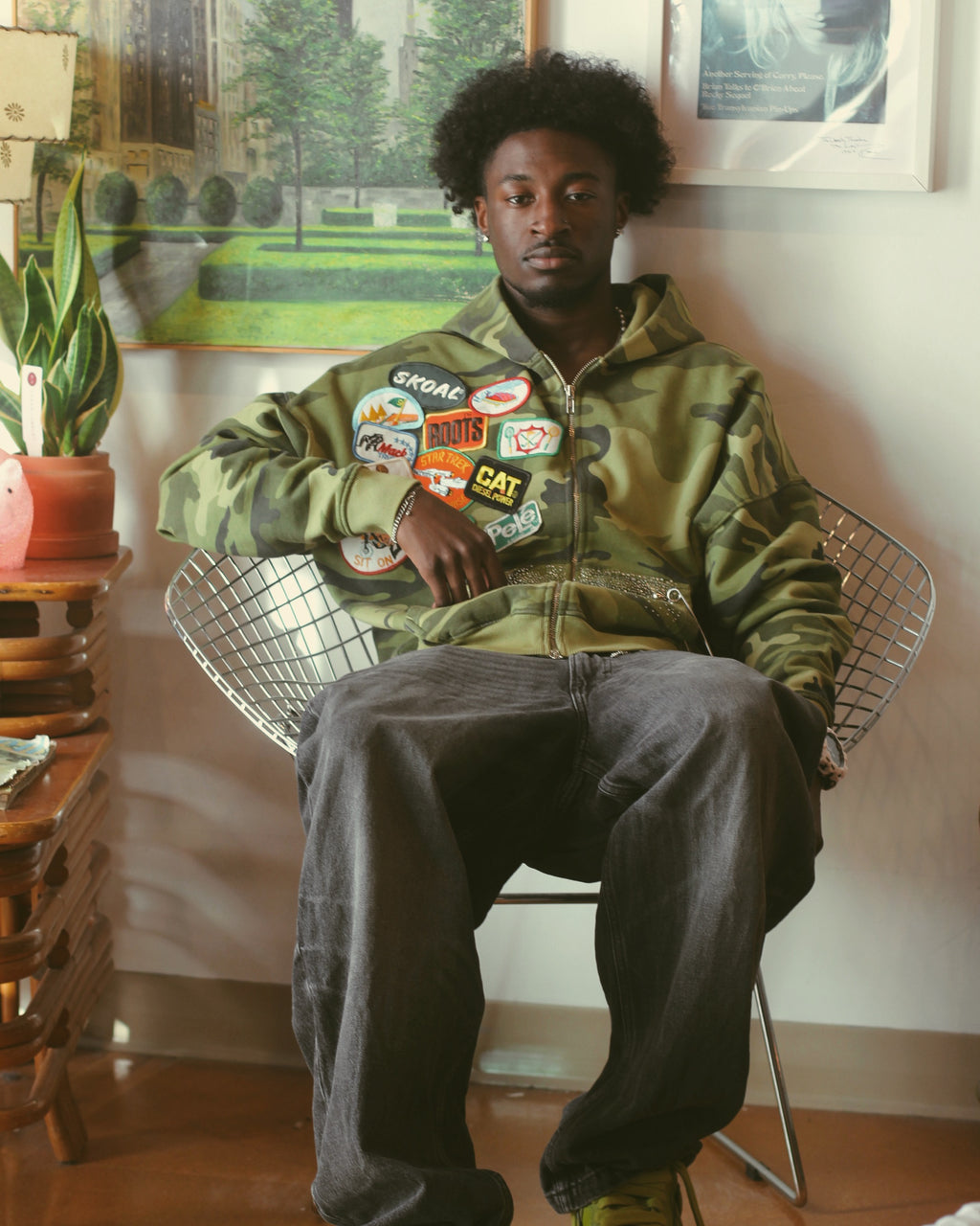 Camo Patchwork Jacket